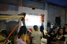 Con mucho entusiasmo, más de 90 niños y niñas del barrio Sucre disfrutaron una fiesta de color y esperanza