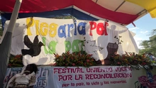La segunda versión del ‘Festival Uniendo Voces por la Reconciliación’ se realiza este año en la Plazoleta Jairo Varela