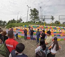 Estudiantes de la Universidad de San Buenaventura realizaron práctica de planeación territorial en el jarillón del río Cauca