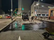 ¡Centro de Cali se recupera! Alcaldía Eder trabaja 24 horas en recuperación de vías claves en este punto de la ciudad