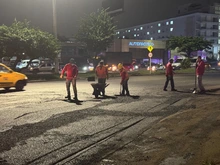 ¡Trabajo las 24 horas! Alcaldía Eder recupera vías importantes en el norte de la ciudad durante la noche 