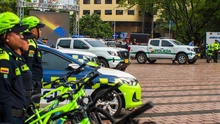 Alcaldía de Cali robustece el parque automotor de la Policía Metropolitana con 74 motocicletas y nueve camionetas
