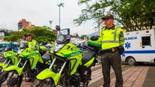 Alcaldía de Cali robustece el parque automotor de la Policía Metropolitana con 74 motocicletas y nueve camionetas