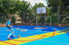 Canchas múltiples renovadas en las comunas 7, 13, 14, 18 y 19, ya están al servicio de la comunidad