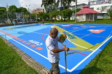 Canchas múltiples renovadas en las comunas 7, 13, 14, 18 y 19, ya están al servicio de la comunidad