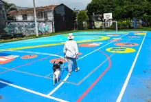 Canchas múltiples renovadas en las comunas 7, 13, 14, 18 y 19, ya están al servicio de la comunidad