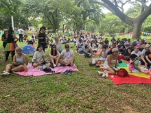 Las maestras de Cali se unieron en la Caminata Picnic 2K por la defensa de la calidad educativa y la no violencia contra la niñez