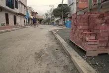 Cali acelera su recuperación: ya se están adoquinando las vías del barrio Obrero 