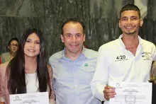 Alcalde Alejandro Eder invitó a los nuevos consejeros municipales de juventud a trabajar juntos para recuperar a Cali