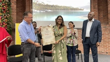 Ana Catalina Castro, directora de Jurídica Pública, recibe la Cruz de Oro en lanzamiento de la XIX versión de las fiestas de San Pacho en Cali