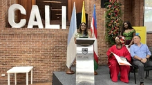 Ana Catalina Castro, directora de Jurídica Pública, recibe la Cruz de Oro en lanzamiento de la XIX versión de las fiestas de San Pacho en Cali
