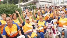 Más de 4000 usuarios se gozaron este domingo los Juegos de la Persona Mayor en la Unidad Jaime Aparicio