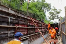 Con obras que salvan vidas,  se mitigan riesgo de derrumbes en la ladera de Cali