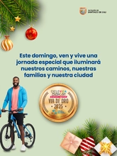 La Ciclovida enciende la luz de la Navidad este domingo 7 de diciembre