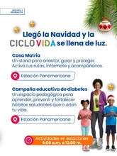 La Ciclovida enciende la luz de la Navidad este domingo 7 de diciembre