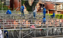 Inició el montaje de las graderías para la 68 Feria de Cali