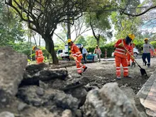¡Histórico! Alcaldía Eder supera las 60 cuadrillas recuperando la malla vial en zona urbana y rural de Cali 