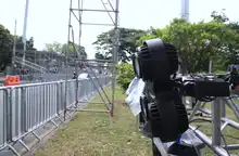 Las graderías y montaje del Salsódromo de la 68 Feria de Cali están casi listos en la Autopista Suroriental