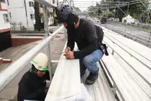 Las graderías y montaje del Salsódromo de la 68 Feria de Cali están casi listos en la Autopista Suroriental