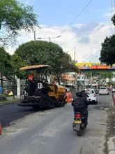 ¡Diciendo y haciendo! Primeros 600 metros de la Avenida Ciudad de Cali ya están siendo pavimentados 
