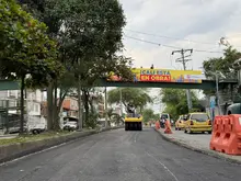 ¡Diciendo y haciendo! Primeros 600 metros de la Avenida Ciudad de Cali ya están siendo pavimentados