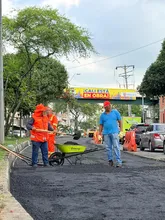 ¡Diciendo y haciendo! Primeros 600 metros de la Avenida Ciudad de Cali ya están siendo pavimentados