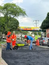 ¡Diciendo y haciendo! Primeros 600 metros de la Avenida Ciudad de Cali ya están siendo pavimentados