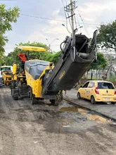 ¡Diciendo y haciendo! Primeros 600 metros de la Avenida Ciudad de Cali ya están siendo pavimentados
