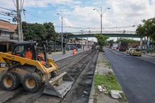 En 480 metros lineales avanza la rehabilitación vial de la Avenida Ciudad de Cali