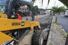 En 480 metros lineales avanza la rehabilitación vial de la Avenida Ciudad de Cali