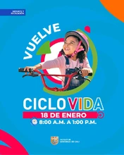 Regresa el programa preferido de los caleños: el domingo 18 de enero se reactiva la Ciclovida