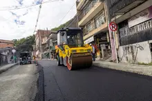 Inició la pavimentación de la vía al Aguacatal