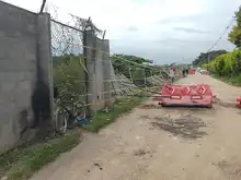 Alcaldía de Cali monitorea y articula plan de acción sobre muro de cerramiento en la Estación de Bombeo de Floralia