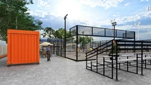 Comenzó la construcción del Complejo Público de Pádel en las Canchas Panamericanas: conozca el proyecto