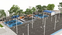 Comenzó la construcción del Complejo Público de Pádel en las Canchas Panamericanas: conozca el proyecto
