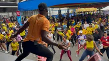 ‘Fercho’ Mesa, el instructor que le pone ritmo a la Ciclovida en la estación Panamericana