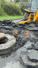 Fuertes lluvias generan afectaciones temporales en obra de la carrera 118, en la comuna 22