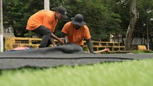 Nueva cancha sintética para el Polideportivo Farallones