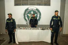 Autoridades incautan más de 200 armas blancas durante intervención en el barrio Sucre