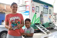 Habitantes de Cascajal, en zona rural de Cali, los primeros en estrenar la Unidad Móvil de Salud