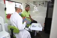 Habitantes de Cascajal, en zona rural de Cali, los primeros en estrenar la Unidad Móvil de Salud