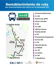 22 mil usuarios del MIO se benefician con el retorno a la normalidad de seis rutas en el oriente de Cali