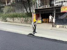 La vía al Aguacatal estrena nueva carpeta asfáltica