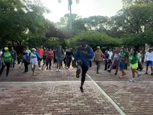 Los caleños activaron su sábado en Cristo Rey con deporte, naturaleza y bienestar