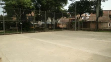 Se acerca entrega de la cancha múltiple del barrio Manuela Beltrán a la comunidad: su avance es del 97%