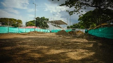 Obra del Complejo Público de Pádel sigue avanzando y ya toma forma en las canchas Panamericanas
