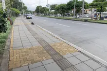 Nuevos andenes hacen parte de la recuperación de la Avenida Ciudad de Cali