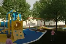 Diseños incluyentes transformarán el ‘parque de las bancas rojas’ en Ciudad 