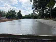 Cancha múltiple del barrio Belisario Caicedo avanza en un 40%: su entrega se proyecta para el mes de marzo