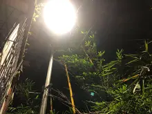 Vía al mar y Terrón Colorado ya brillan con el nuevo alumbrado público led
